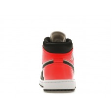 Женские Jordan 1 Mid Newsprint Light Orewood Brown (W)