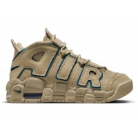 Подростковые кроссовки Nike Air More Uptempo Limestone Valerian Blue (GS)