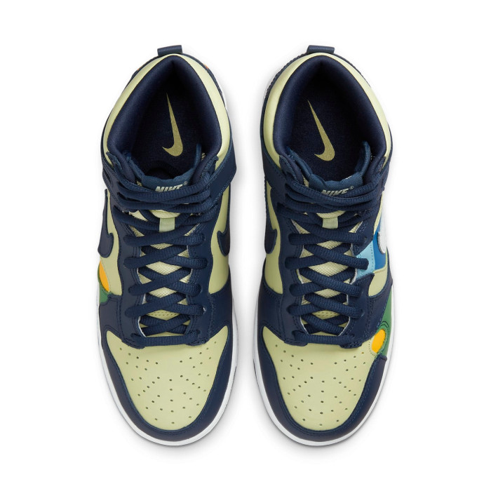 Nike Dunk High See Through Pistachio Midnight Navy (W) - женская сетка размеров Nike Dunk High See Through Pistachio Midnight Navy (W) - женская сетка размеров