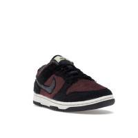Женские кроссовки Nike Dunk Low SE Fleece Pack Burgundy Crush (W)