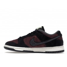 Женские кроссовки Nike Dunk Low SE Fleece Pack Burgundy Crush (W)