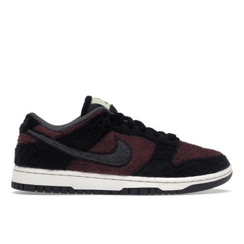 Кроссы Nike Dunk Low SE Fleece Pack Burgundy Crush (W) - женская сетка размеров