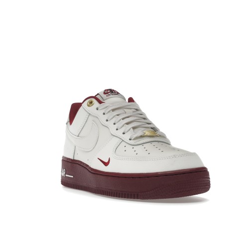 Кроссы Nike Air Force 1 Low 07 SE 40th Anniversary Edition Sail Team Red (W) - женская сетка размеров