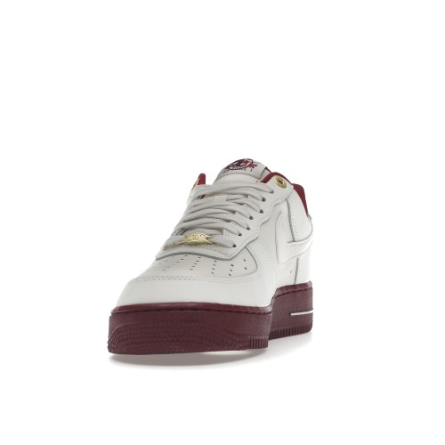 Кроссы Nike Air Force 1 Low 07 SE 40th Anniversary Edition Sail Team Red (W) - женская сетка размеров