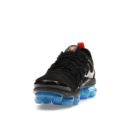 Кроссы Nike Vapormax Plus Black Red Blue - мужская сетка размеров