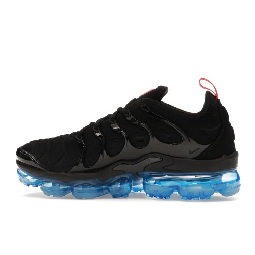 Кроссы Nike Vapormax Plus Black Red Blue - мужская сетка размеров