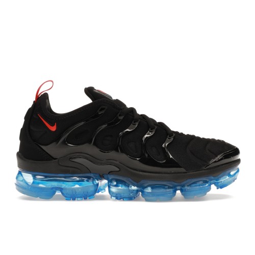 Кроссы Nike Vapormax Plus Black Red Blue - мужская сетка размеров