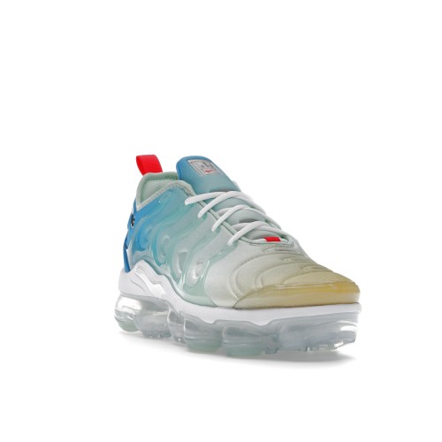 Кроссы Nike Air VaporMax Plus Mint Foam Laser Blue (W) - женская сетка размеров