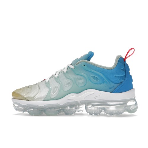 Кроссы Nike Air VaporMax Plus Mint Foam Laser Blue (W) - женская сетка размеров