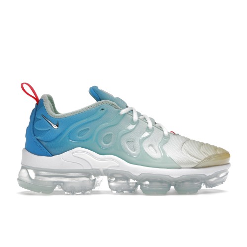 Кроссы Nike Air VaporMax Plus Mint Foam Laser Blue (W) - женская сетка размеров