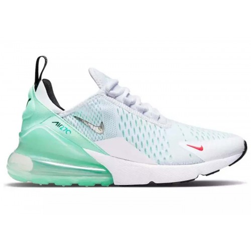 Кроссы Nike Air Max 270 Mint Foam Washed Teal (W) - женская сетка размеров