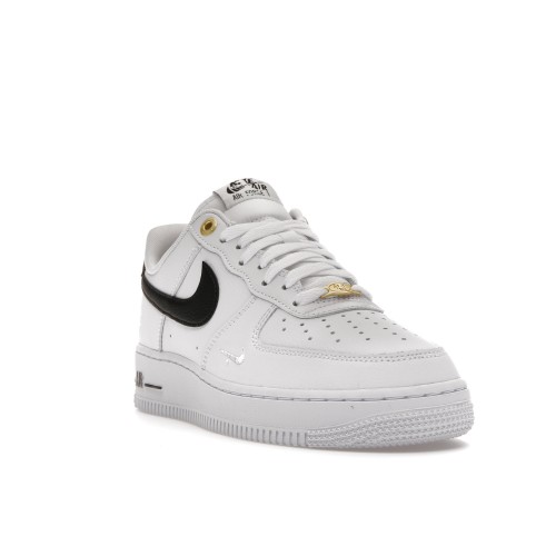 Кроссы Nike Air Force 1 Low 07 LV8 40th Anniversary White Black - мужская сетка размеров