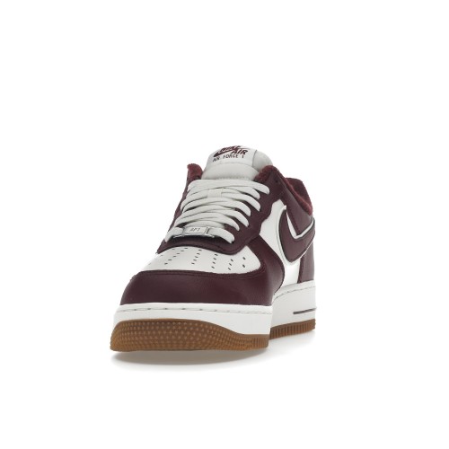 Кроссы Nike Air Force 1 Low College Pack Night Maroon - мужская сетка размеров