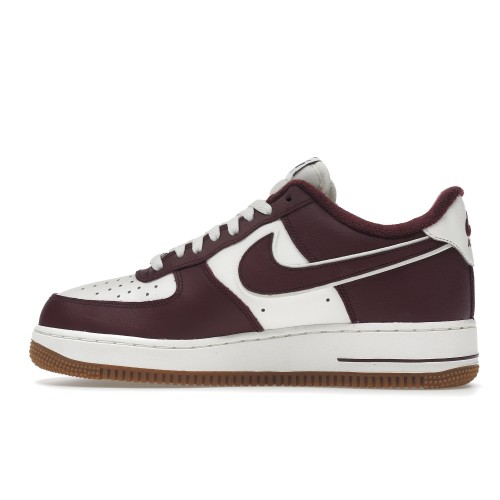 Кроссы Nike Air Force 1 Low College Pack Night Maroon - мужская сетка размеров