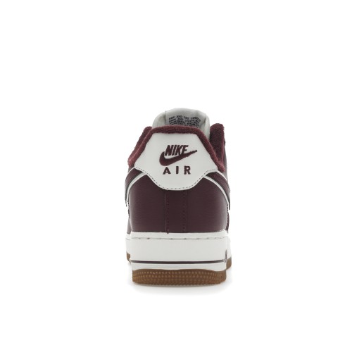 Кроссы Nike Air Force 1 Low College Pack Night Maroon - мужская сетка размеров