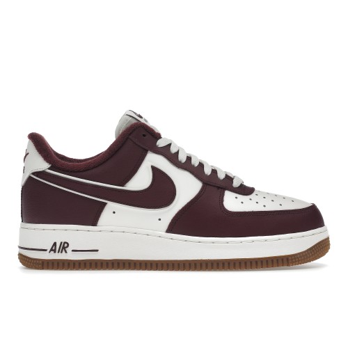 Кроссы Nike Air Force 1 Low College Pack Night Maroon - мужская сетка размеров