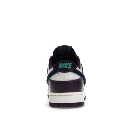 Кроссы Nike Dunk Low Chenille Swoosh Sail Grand Purple - мужская сетка размеров