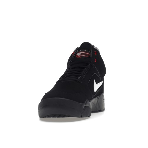 Кроссы Nike Air Flight Lite II Mid Black White Varsity Red - мужская сетка размеров
