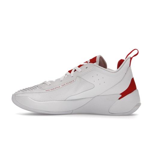 Кроссы Jordan Luka 1 White Fire Red - мужская сетка размеров