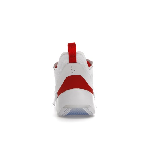Кроссы Jordan Luka 1 White Fire Red - мужская сетка размеров