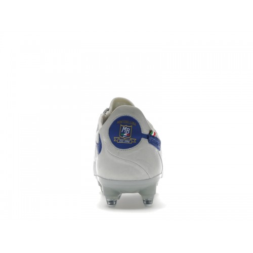 Nike Tiempo Legend 9 Elite MI SG-Pro Anti-Clog Traction Montebelluna Leather White Game Royal - мужская сетка размеров