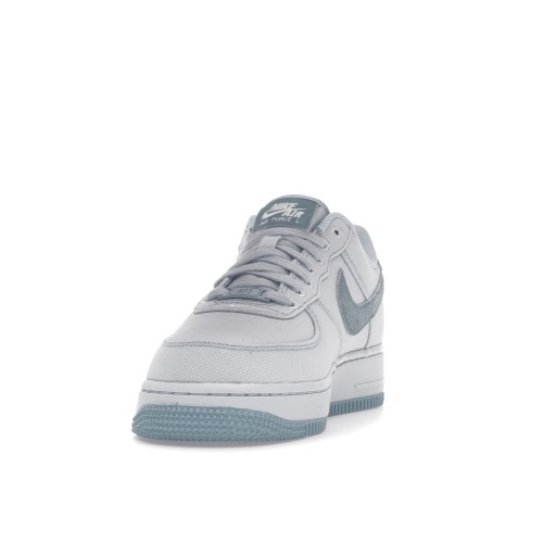 Кроссы Nike Air Force 1 Low Blue Dip Dye - мужская сетка размеров