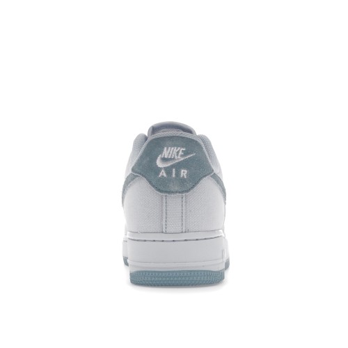 Кроссы Nike Air Force 1 Low Blue Dip Dye - мужская сетка размеров