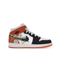 Подростковые кроссовки Jordan 1 Mid SE Basketball Blossom (GS)