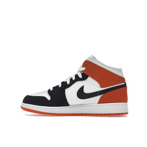 Кроссы Jordan 1 Mid SE Basketball Blossom (GS) - подростковая сетка размеров