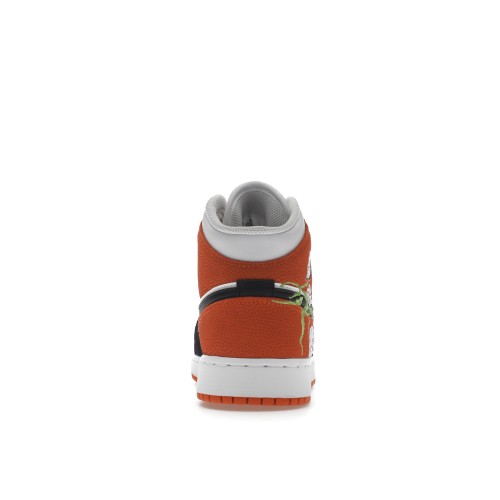 Кроссы Jordan 1 Mid SE Basketball Blossom (GS) - подростковая сетка размеров
