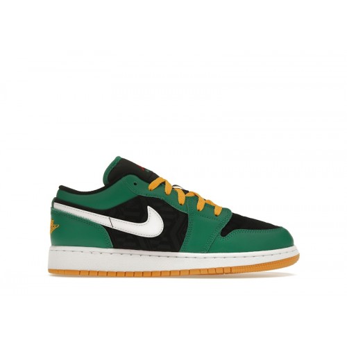 Air Jordan 1 Low SE GS Christmas - подростковая сетка размеров
