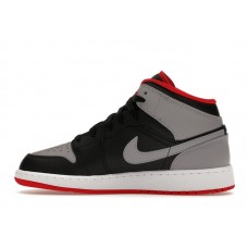 Подростковые Jordan 1 Mid Bred Shadow (GS)