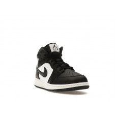 Подростковые Jordan 1 Mid Off Noir Toe (GS)