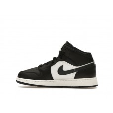 Подростковые Jordan 1 Mid Off Noir Toe (GS)