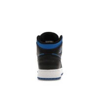 Подростковые Jordan 1 Mid Black Royal Blue (GS)