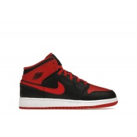 Подростковые Jordan 1 Mid Alternate Bred (2022) (GS)