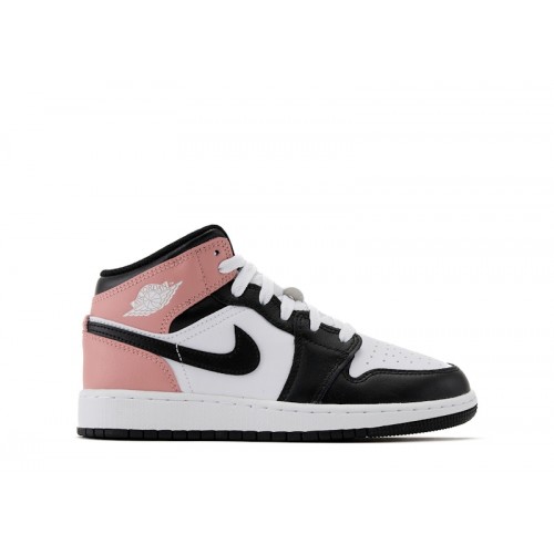 Air Jordan 1 Mid GS Rust Pink - подростковая сетка размеров