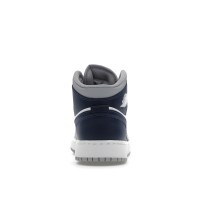 Подростковые Jordan 1 Mid Wolf Grey Midnight Navy (GS)