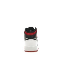 Подростковые Jordan 1 Mid Gym Red Black Toe (GS)