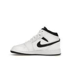 Подростковые Jordan 1 Mid Reverse Panda (GS)