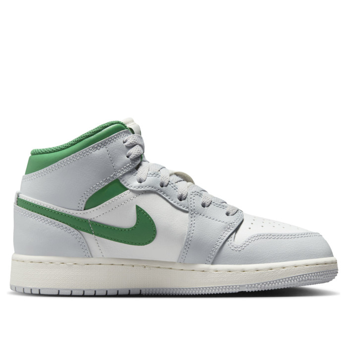Air Jordan 1 Mid GS Summit White Pine Green - подростковая сетка размеров Air Jordan 1 Mid GS Summit White Pine Green - подростковая сетка размеров