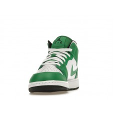 Подростковые Jordan 1 Mid Lucky Green (GS)