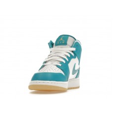 Подростковые Jordan 1 Mid Aquatone (GS)