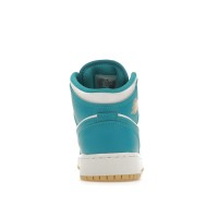 Подростковые Jordan 1 Mid Aquatone (GS)
