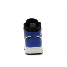 Подростковые Jordan 1 Mid Game Royal White Black (GS)