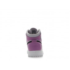 Подростковые Jordan 1 Mid Barely Grape (GS)