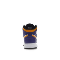 Подростковые Jordan 1 Mid Lakers (2022) (GS)