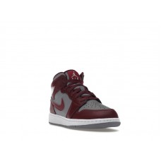 Подростковые Jordan 1 Mid Cherrywood Red (GS)