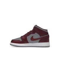 Подростковые Jordan 1 Mid Cherrywood Red (GS)