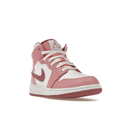 Кроссы Jordan 1 Mid Valentines Day (2023) (GS) - подростковая сетка размеров